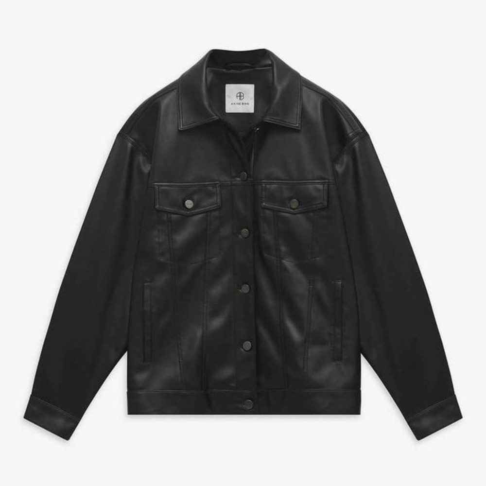 Anine Bing vegan leather bomber. Great fit - Picture 5 of 5